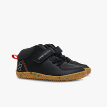 Load image into Gallery viewer, Vivobarefoot Primus Ludo Hi Kids Barefoot Shoe Obsidian