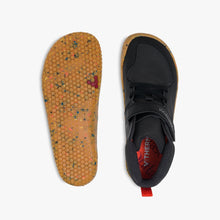 Load image into Gallery viewer, Vivobarefoot Primus Ludo Hi Kids Barefoot Shoe Obsidian