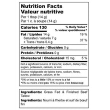 Load image into Gallery viewer, Allfat Beef Tallow Traditional Cooking Oil Grass-Fed Grass-Finished 400g