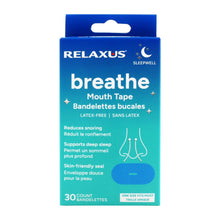 Load image into Gallery viewer, Relaxus Mouth Tape - 30 Count Bandelettes