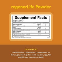 Load image into Gallery viewer, Natural Factors RegenerLife 81g powder