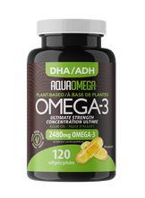 Load image into Gallery viewer, AquaOmega Plant-Based Omega-3 120 Softgels