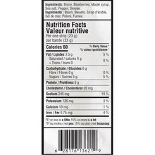Load image into Gallery viewer, Mitsoh Bison Pemmican Strip Maple Blueberry 23g