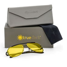 Load image into Gallery viewer, TrueDark Daylights™ Amber Transition Bel-Air Aviator Sunglasses
