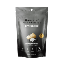 Load image into Gallery viewer, House of Macadamias Salt and Pepper Macadamia Nuts 113g