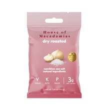 Load image into Gallery viewer, House of Macadamias Sea Salt Macadamia Nuts 40g