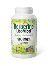 Load image into Gallery viewer, Natural Factors LipoMicel Matrix Berberine, 120 Softgels