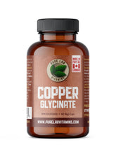Load image into Gallery viewer, Pure Lab Copper Glycinate 60vcaps