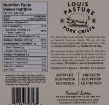 Load image into Gallery viewer, Louis Pasture White Cheddar Pork Crisps 42g