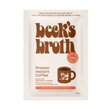 Load image into Gallery viewer, Beck's Broth Protein Instant Coffee 21g