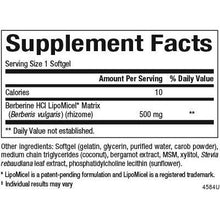 Load image into Gallery viewer, Natural Factors LipoMicel Matrix Berberine, 120 Softgels