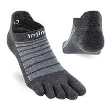 Load image into Gallery viewer, Injinji Toe Socks - Run Lightweight NuWool No-Show