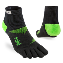 Load image into Gallery viewer, Injinji Toe Socks - Sport, Original Weight, Thin Cushioning, Mini-Crew, Lime