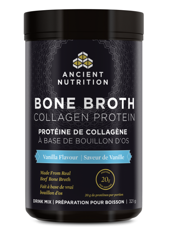 Ancient Nutrition Bone Broth Collagen Protein Vanilla Flavour Health