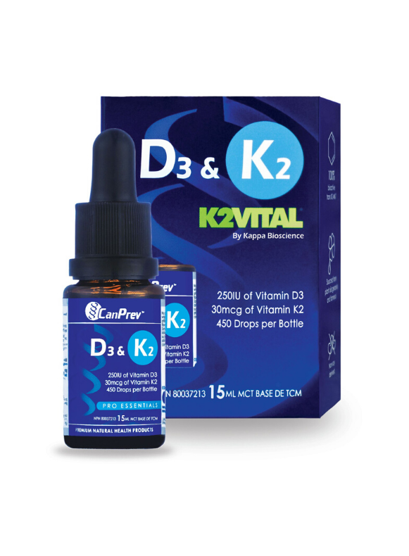 CanPrev D3 & K2 Drops Health Essentials