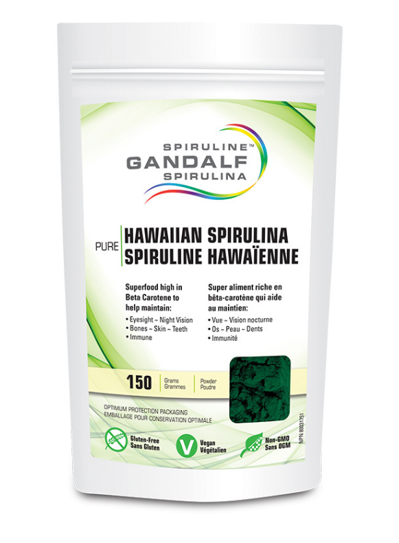Gandalf Hawaiian Spirulina 150g powder Health Essentials