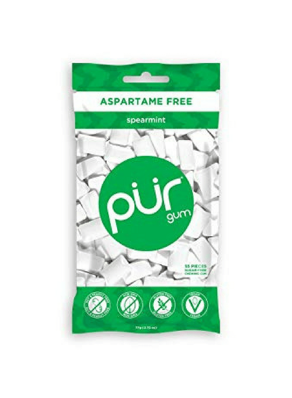 Pür Xylitol Gum Spearmint 77g (55 pieces) Health Essentials
