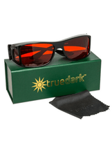 Load image into Gallery viewer, TrueDark Twilight Fitover Anti-Blue Glasses