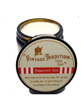 Load image into Gallery viewer, Vintage Traditions Peppermint Stick Tallow Balm 59ml