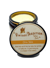 Load image into Gallery viewer, Vintage Tradition Citrus Shine Tallow Balm 59ml