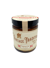 Load image into Gallery viewer, Vintage Tradition Peppermint Stick Tallow Balm 266ml