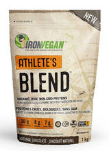 Load image into Gallery viewer, Iron Vegan Athlete's Blend Chocolate Vegan Protein 1kg