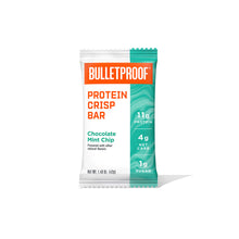 Load image into Gallery viewer, Bulletproof Protein Crisp Bar Chocolate Mint Chip 42g