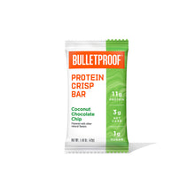 Load image into Gallery viewer, Bulletproof Protein Crisp Bar Coconut Chocolate Chip 12pk
