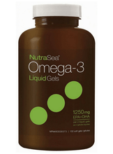 Load image into Gallery viewer, Ascenta NutraSea Omega-3 150 liquid gels