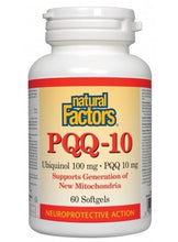 Load image into Gallery viewer, Natural Factors PQQ-10 60 caps