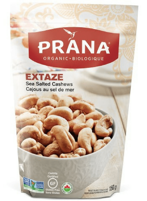 Prana Extaze Sea Salted Cashews 150g