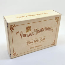 Load image into Gallery viewer, Vintage Tradition Totally Unscented Tallow Balm Soap 1 Bar