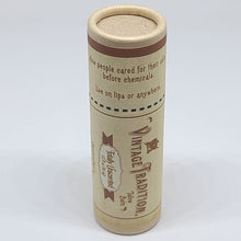 Load image into Gallery viewer, Vintage Tradition Totally Unscented Tallow Lip Balm 15ml