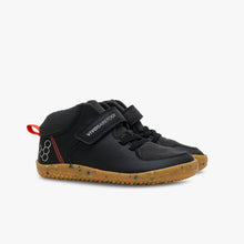Load image into Gallery viewer, Vivobarefoot Primus Ludo Hi Kids Barefoot Shoe Obsidian
