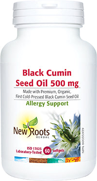 New Roots Black Cumin Seed Oil 500mg 120 Softgels