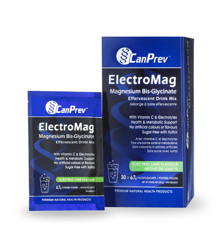 CanPrev ElectroMag Effervescent Drink - Box 30 Magnesium Drink Mix