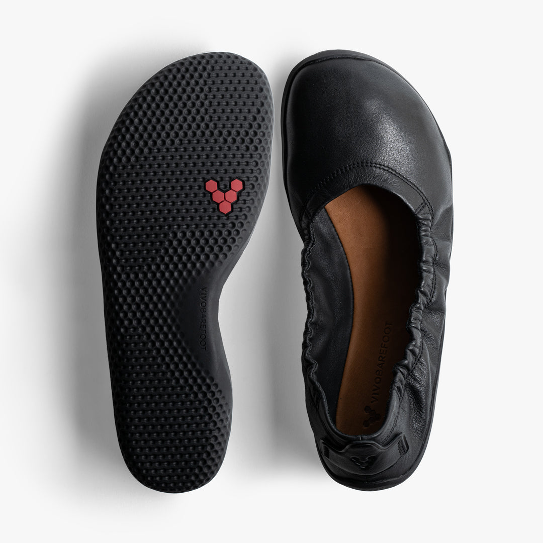 靴 Vivo Primus Asana Yin Ballerina Leather Women's Asana Yin Leather Barefoot Ballet Flats