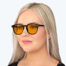 Load image into Gallery viewer, BlockBlueLight SunDown Billie Black Glasses