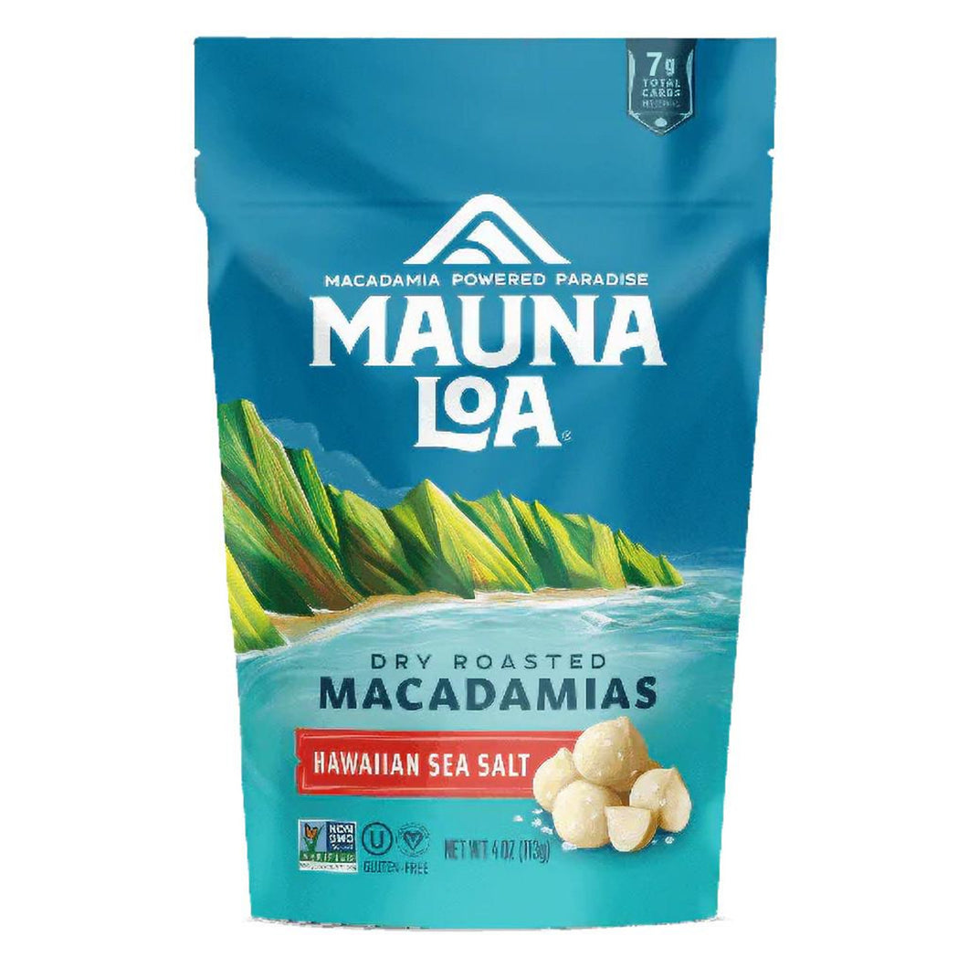 Mauna Loa Dry Roasted Macadamia Nuts Sea Salt 113g