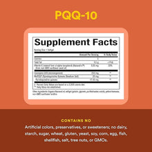 Load image into Gallery viewer, Natural Factors PQQ-10 60 caps