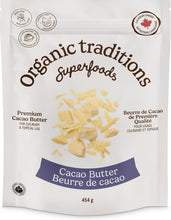 Load image into Gallery viewer, Organic Traditions Cacao Butter 454g