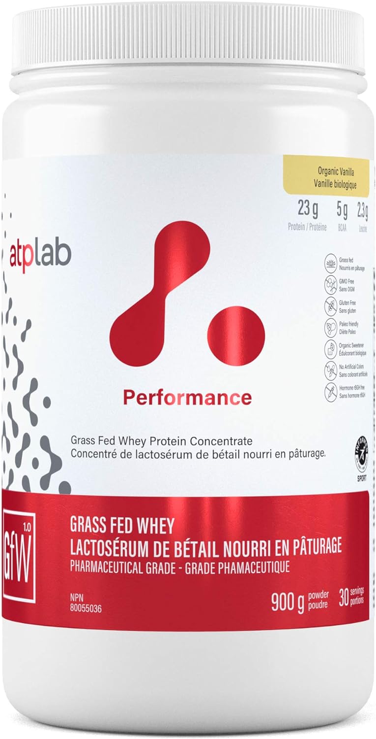 ATP Lab Grass Fed Whey Organic Vanilla 900g