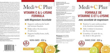 Load image into Gallery viewer, Medi-C Plus with Calcium Ascorbate Citrus 600g