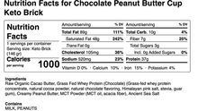 Load image into Gallery viewer, Keto Brick Chocolate Peanut Butter Cup 146g
