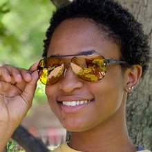 Load image into Gallery viewer, TrueDark Daylights™ Amber Transition Bel-Air Aviator Sunglasses
