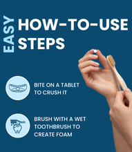 Load image into Gallery viewer, Tanitabs Fresh Aloe Mint Toothpaste Tablets 62 Tabs