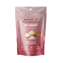 Load image into Gallery viewer, House of Macadamias Sea Salt Macadamia Nuts 113g
