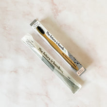 Load image into Gallery viewer, The Future is Bamboo Charcoal Bamboo Toothbrush