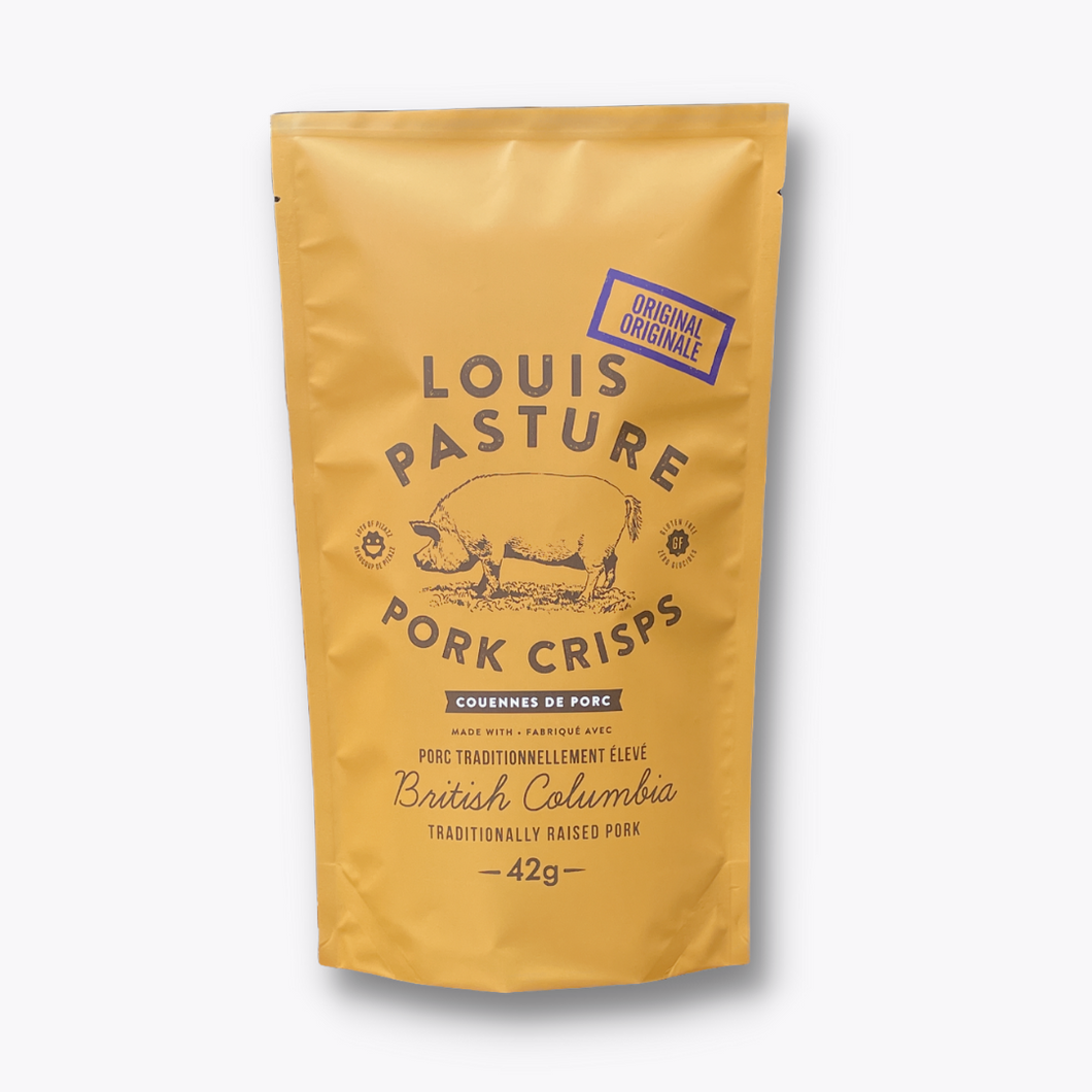 Louis Pasture Pork Crisps Original 42g