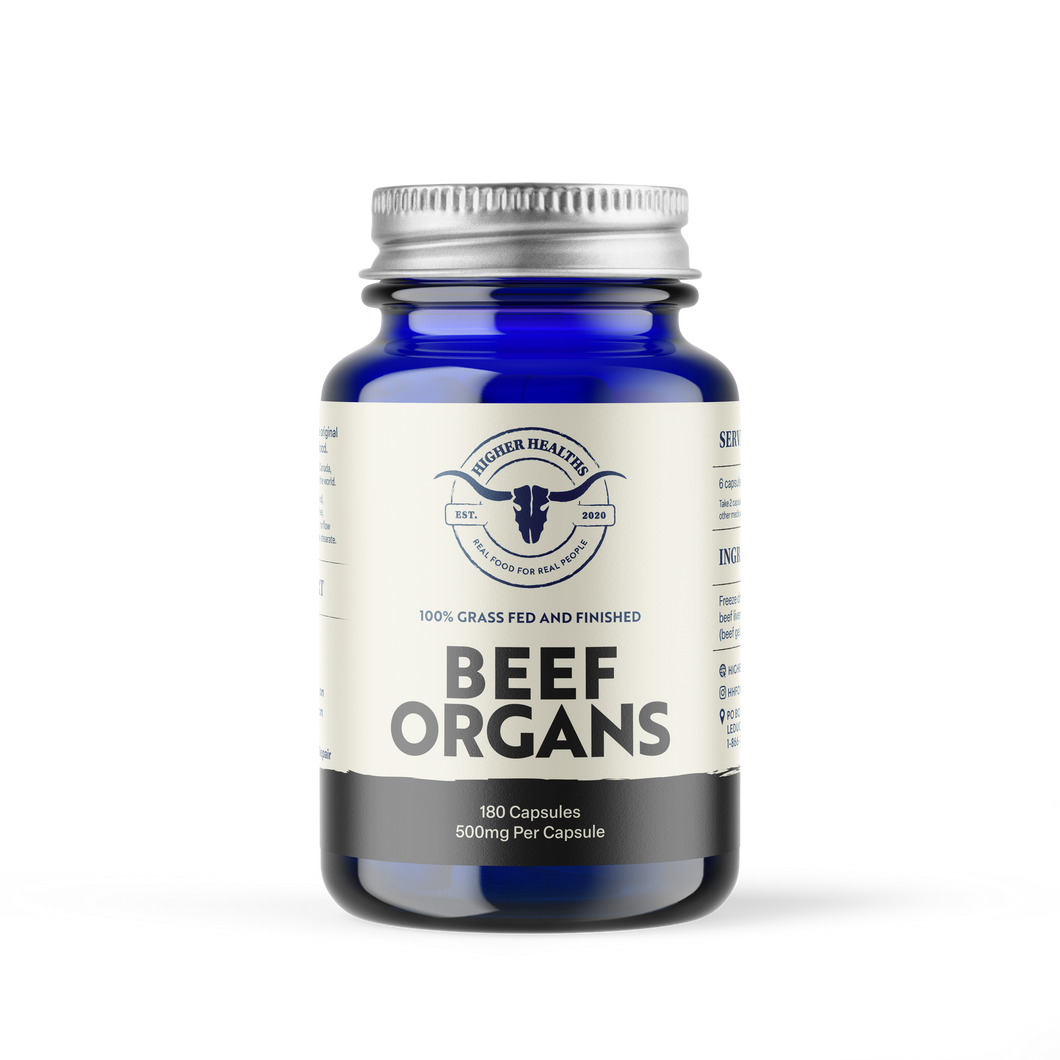 Higher Healths Beef Organs Complex 180cap